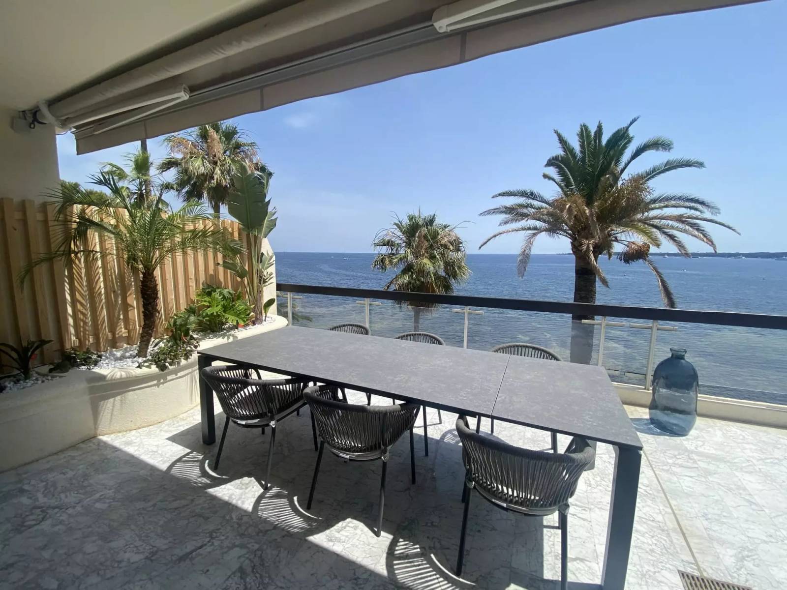 Terrasse vue mer panoramique