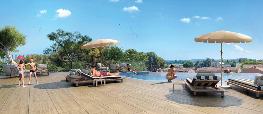 piscine A VENDRE Programme Neuf Villeneuve Loubet