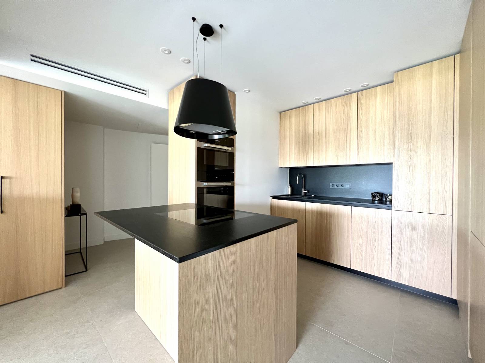 Cuisine avec îlot central