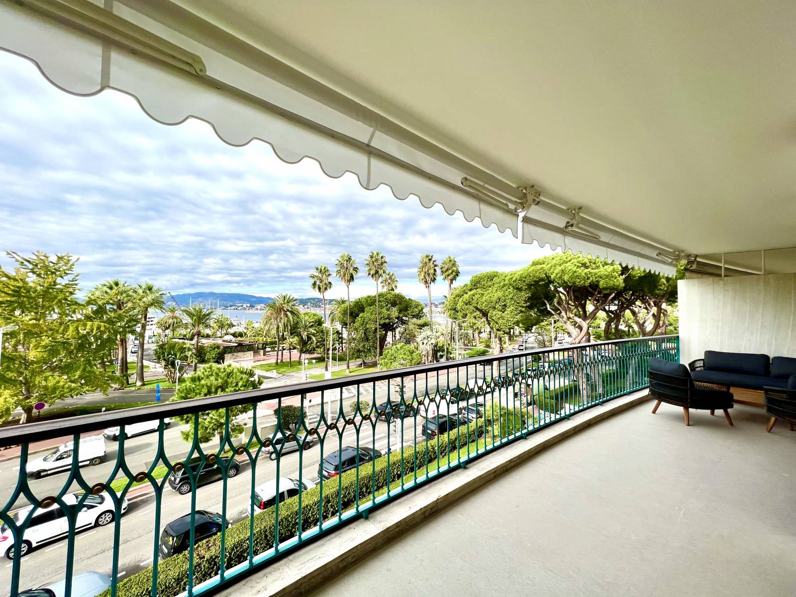 Terrasse vue Port Canto