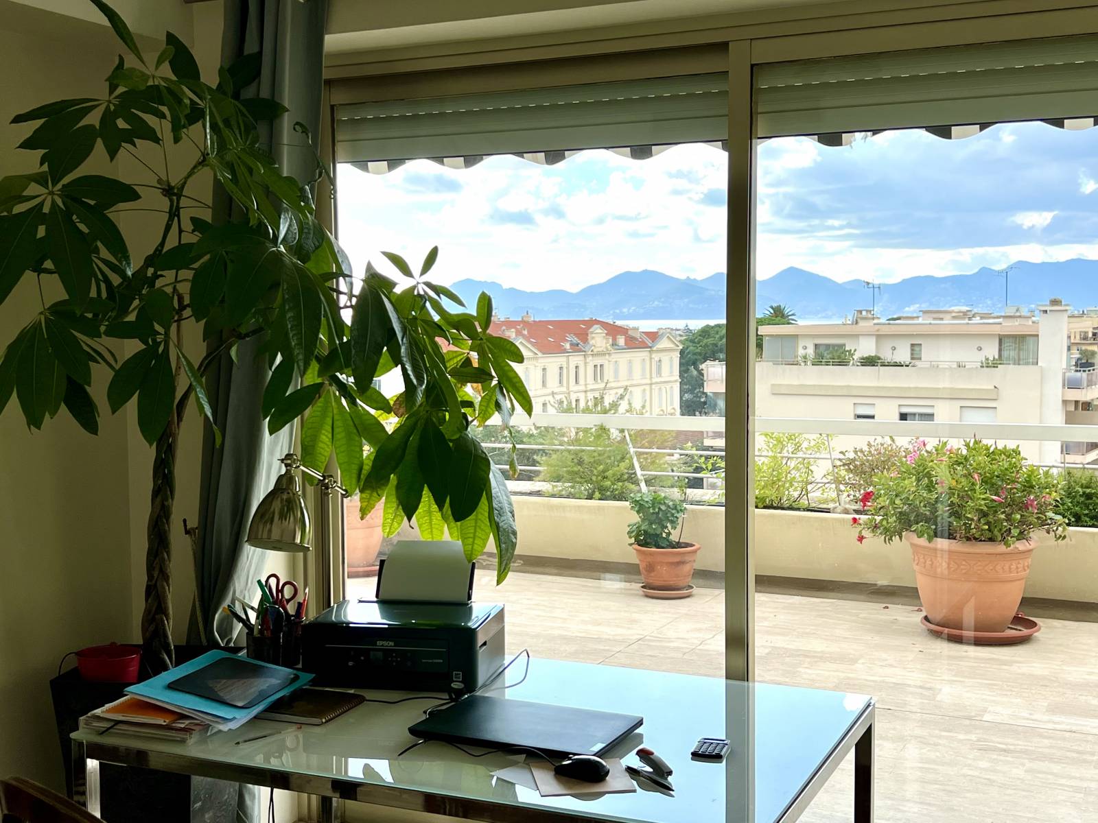 Vue mer appartement Cannes Basse-Californie