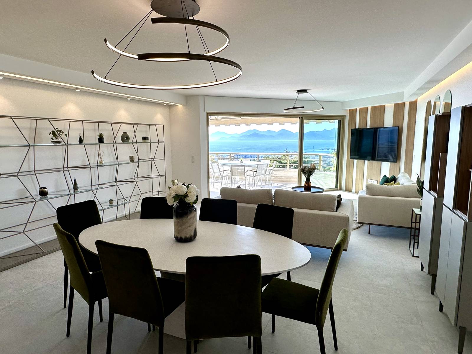 VENTE APPARTEMENT 5 PIECES 130M2 VUE MER PANORAMIQUE CANNES CALIFORNIE