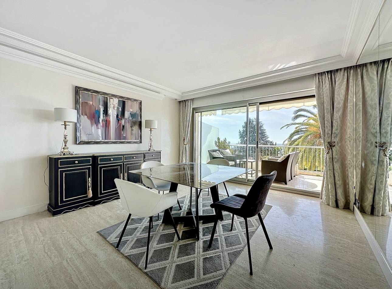 A VENDRE APPARTEMENT 4 PIECES VUE MER  CANNES SECTEUR CALIFORNIE