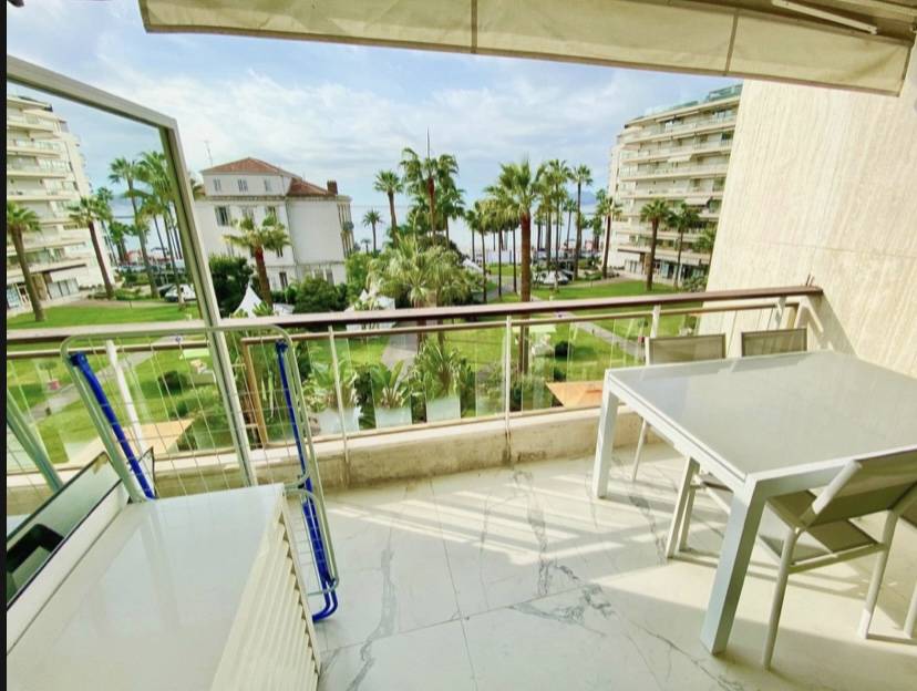 Terrasse vue mer et Croisette Cannes