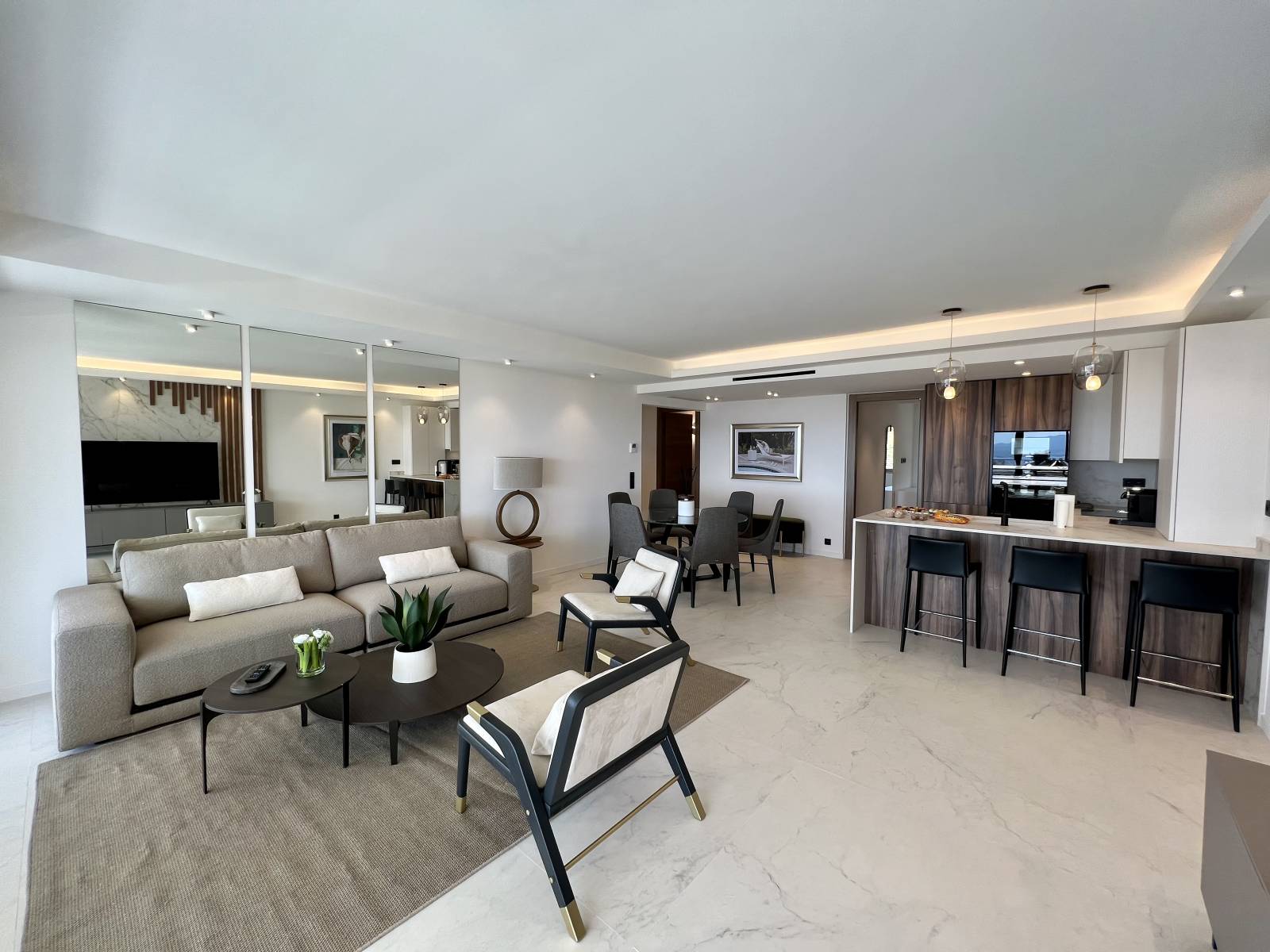 VENTE APPARTEMENT 4 PIECES VUE MER PANORAMIQUE CANNES CALIFORNIE