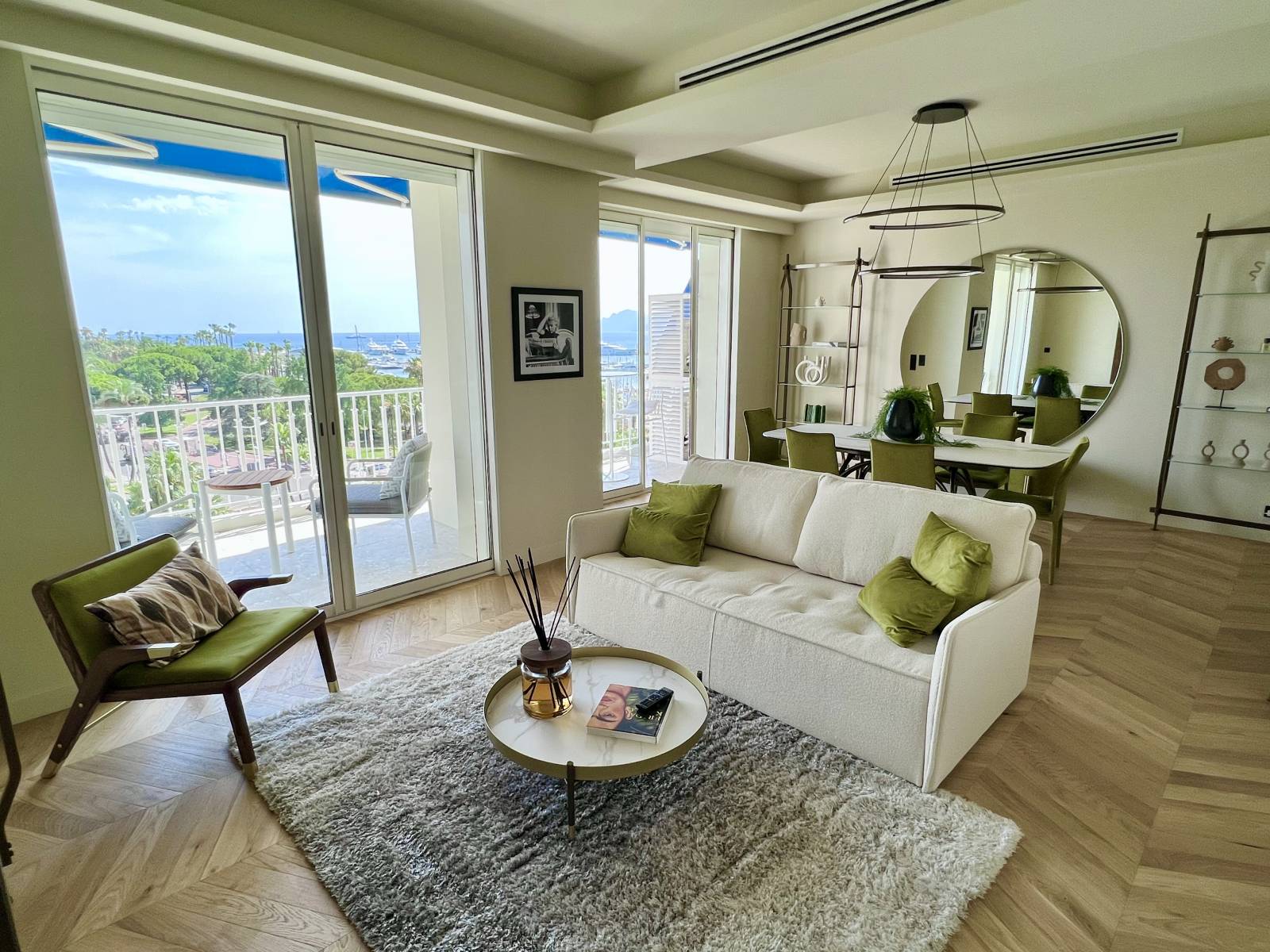 LOCATION SAISONNIERE 4 Piéces 100M2 Vue Mer Croisette Cannes