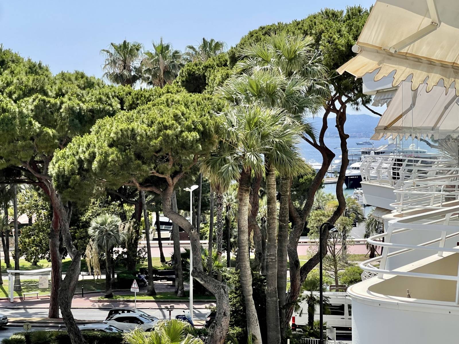 Vue mer appartement à vendre Cannes