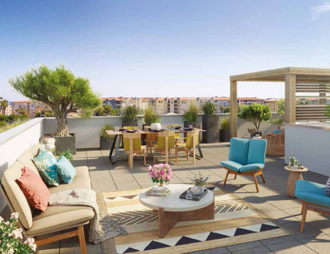 terrasse A VENDRE Programme Neuf Antibes