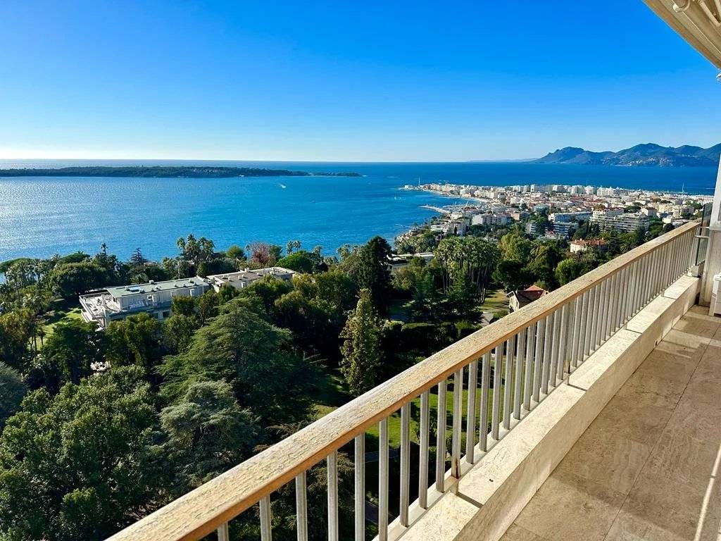 VENTE APPARTMENT 3P 91M2 VUE MER PANORAMIQUE CANNES CALIFORNIE