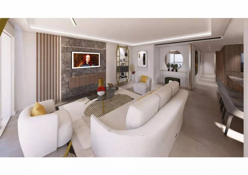 Séjour rénové style contemporain