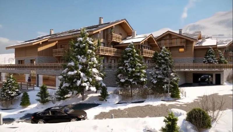 Somptueux 3/4 pièces neuf dans magnifique chalet aux pieds des pistes