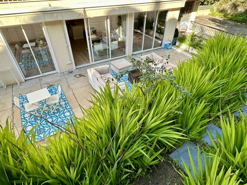 Vente appartement T2 70M2 avec terrasse et jardin dans résidence standing à Cannes Californie