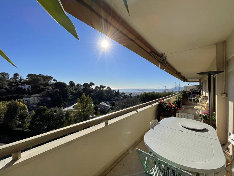 Sublime vue mer et verdure