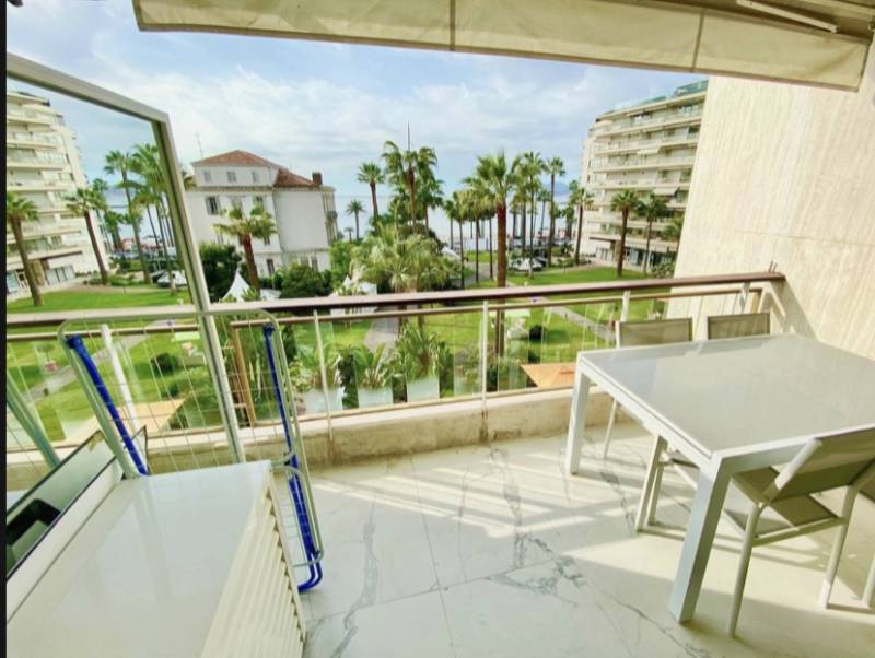 Terrasse vue mer et Croisette Cannes