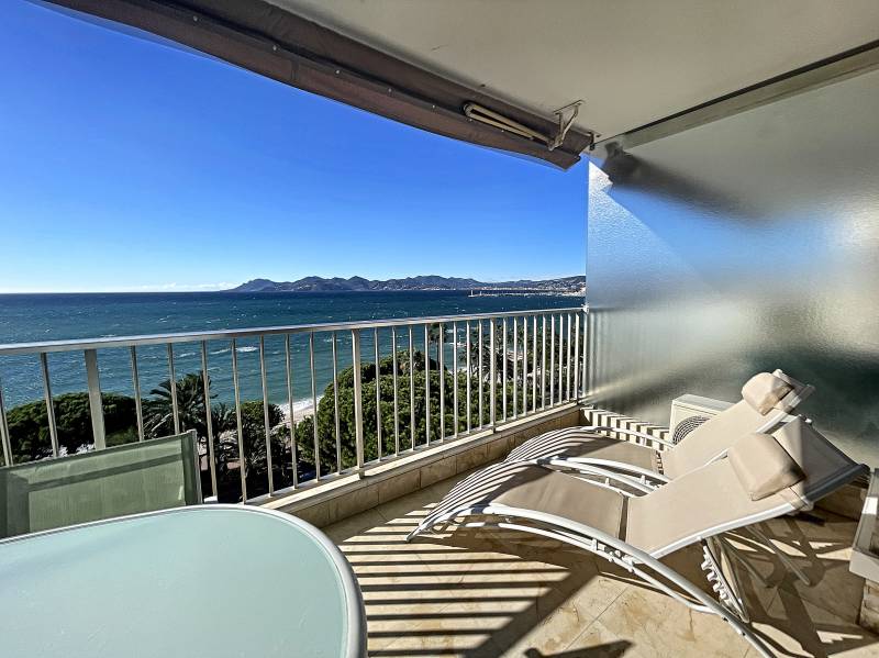 3P CANNES CROISETTE TERRASSE VUE MER