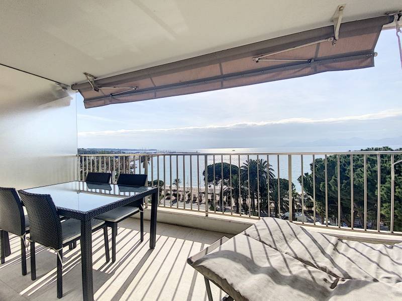 3P CANNES CROISETTE TERRASSE VUE MER